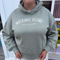 Dusty Green Straits of Mackinac Sweatshirt