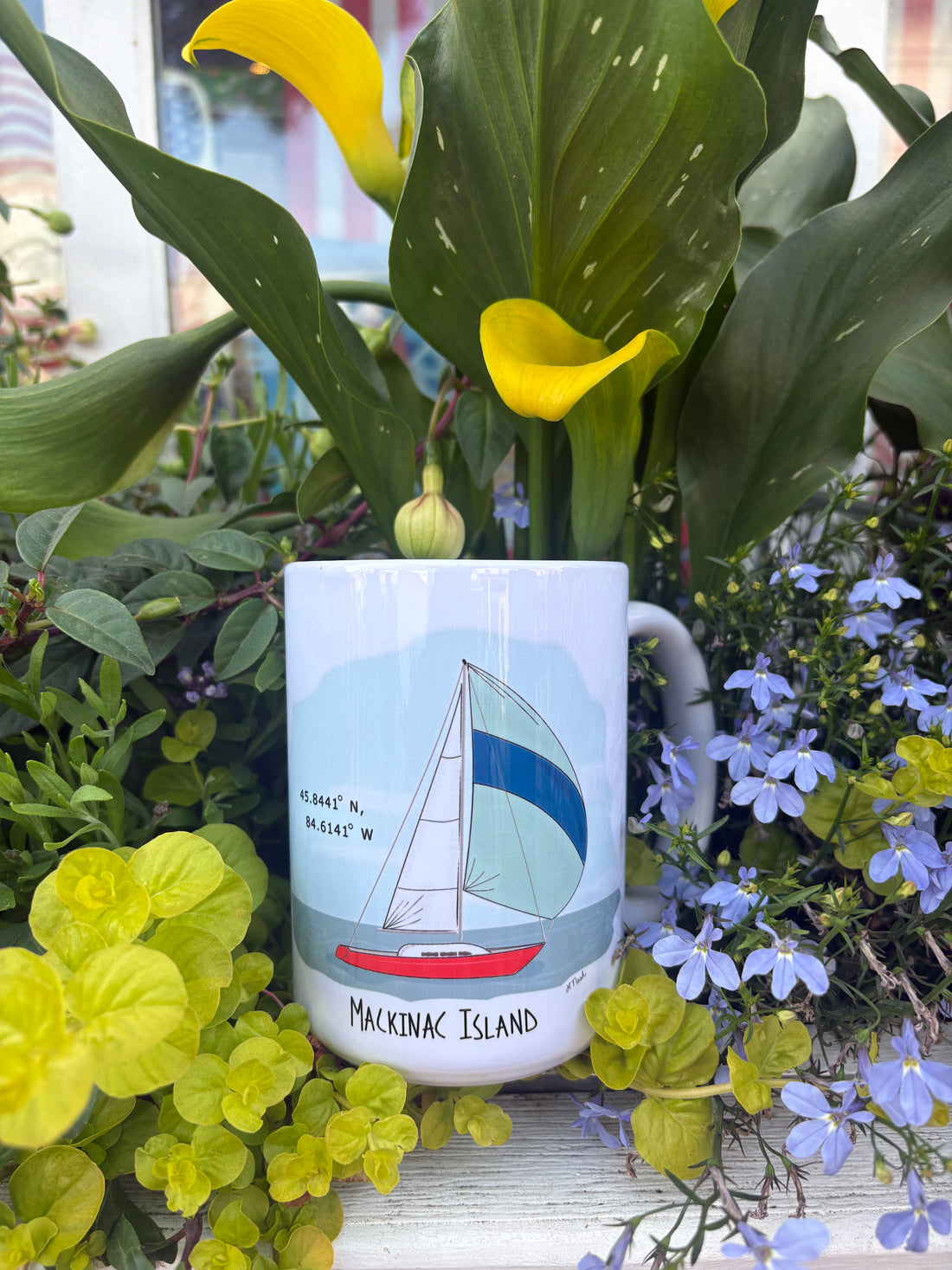 Sailboat Mug | Red Cabin Studio