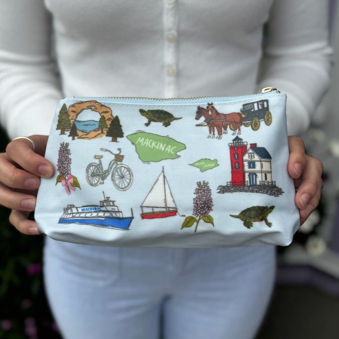 Mackinac Island Carry All Pouch