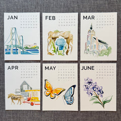 Mackinac Desk Calendar | Emily Frushour