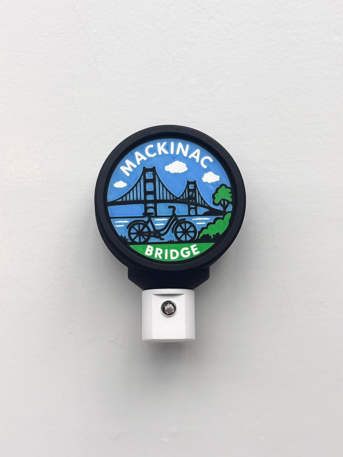 Mackinac Bridge Bicycle Night Light