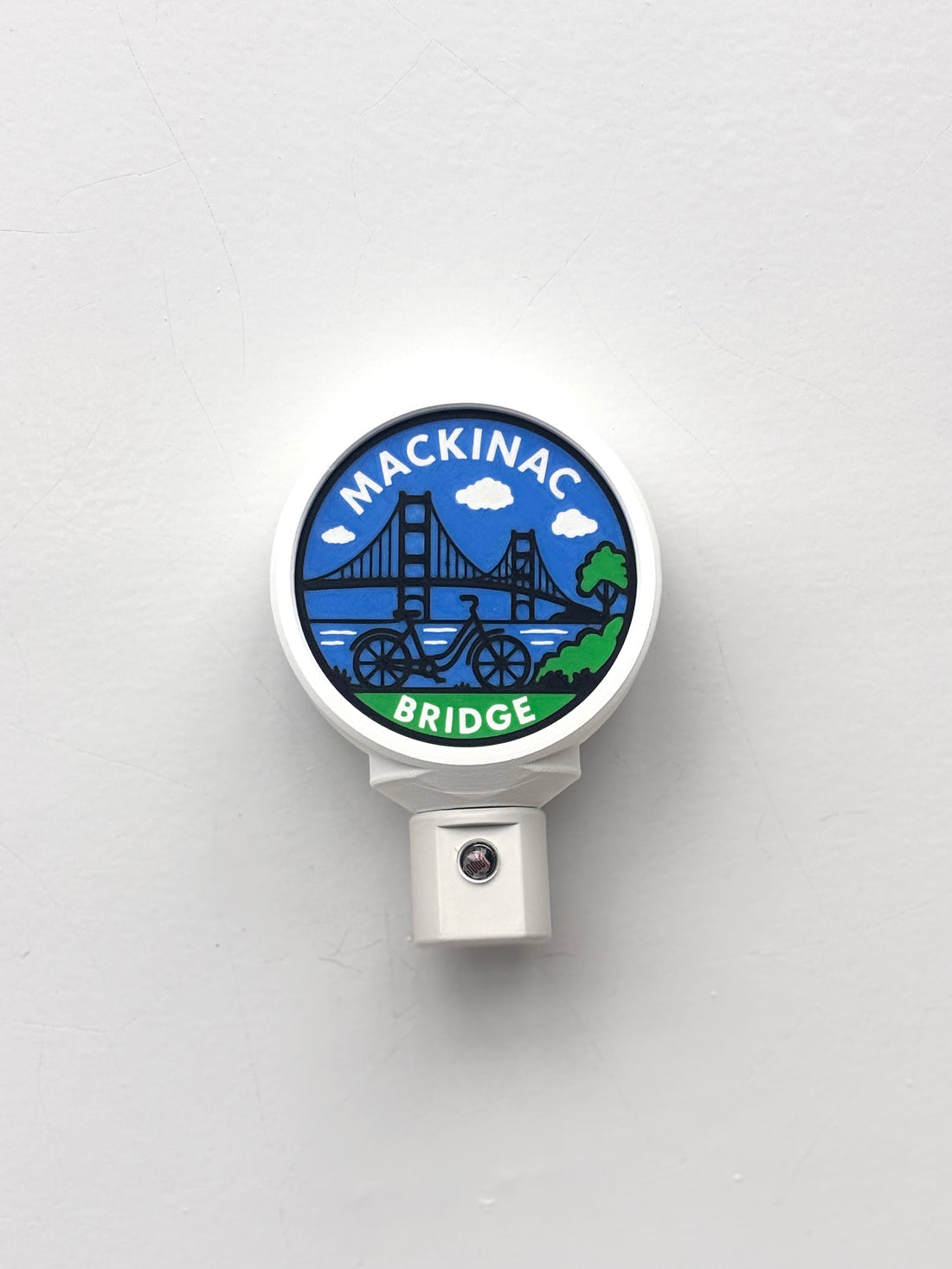 Mackinac Bridge Bicycle Night Light