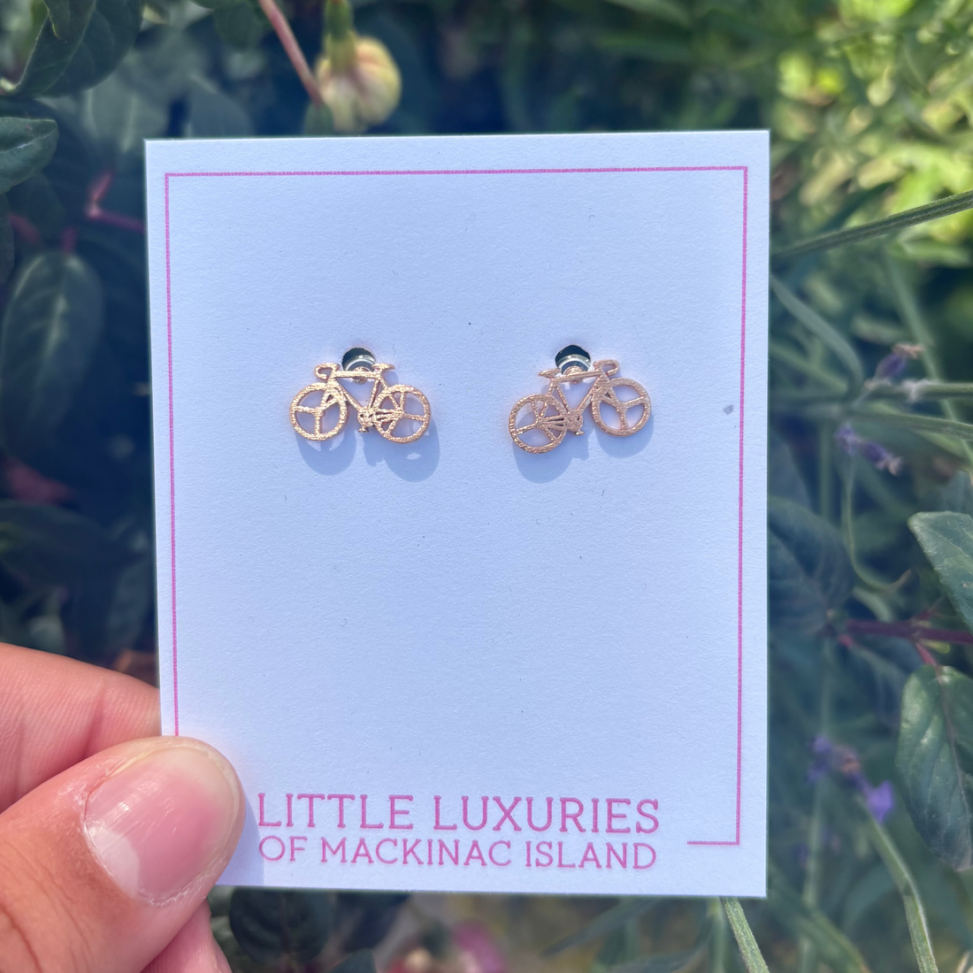 Bicycle Earrings