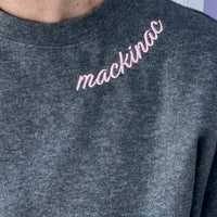 Mackinac Embroidered Crewneck