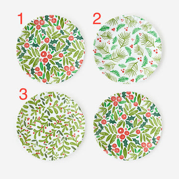 Holiday Chalet Paper Plates 7.5"