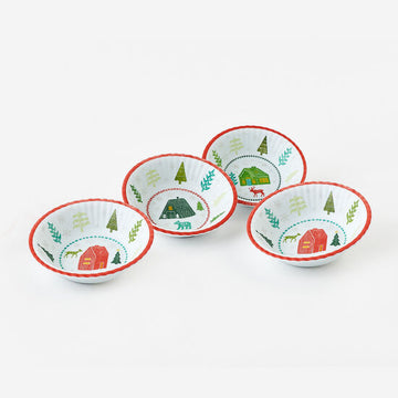 Holiday Chalet "Paper" Bowl