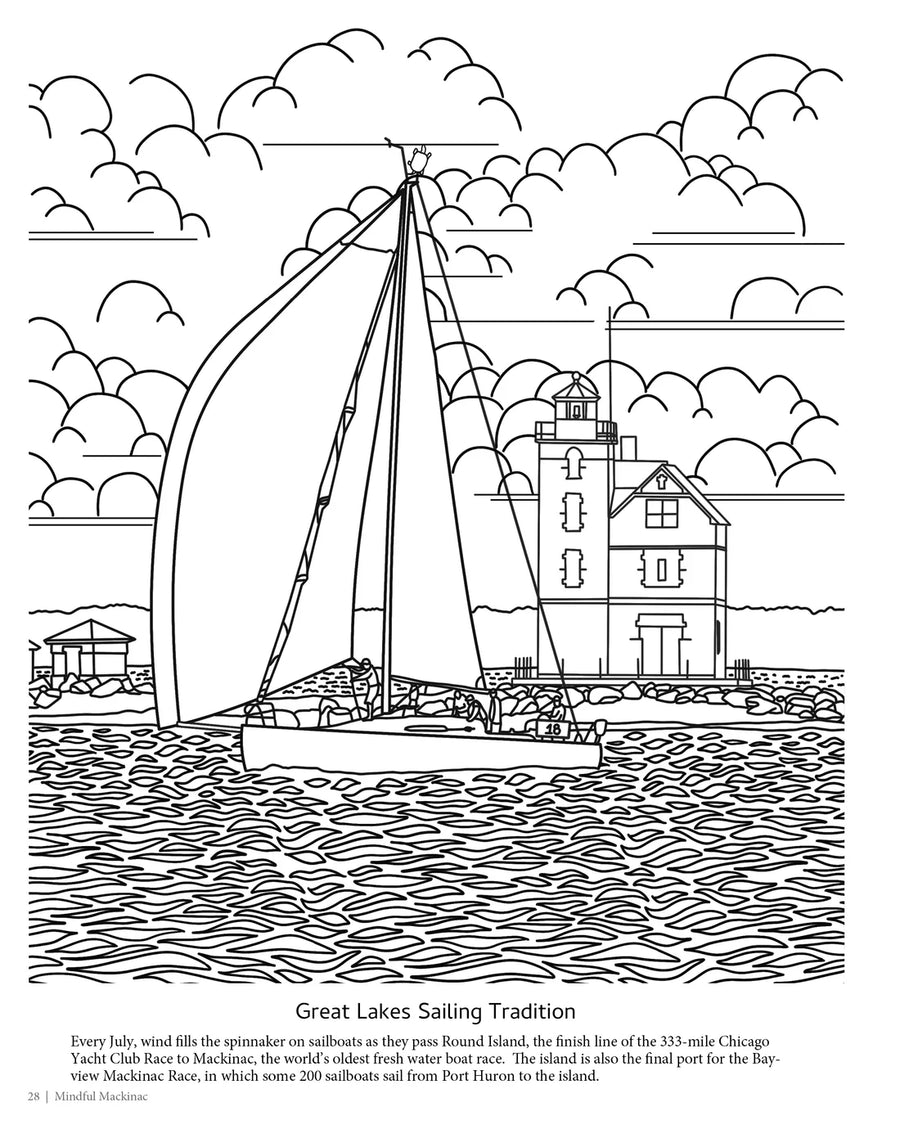 Mindful Mackinac Coloring Book