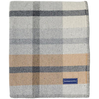 Northfield Plaid Wool Throw Blanket