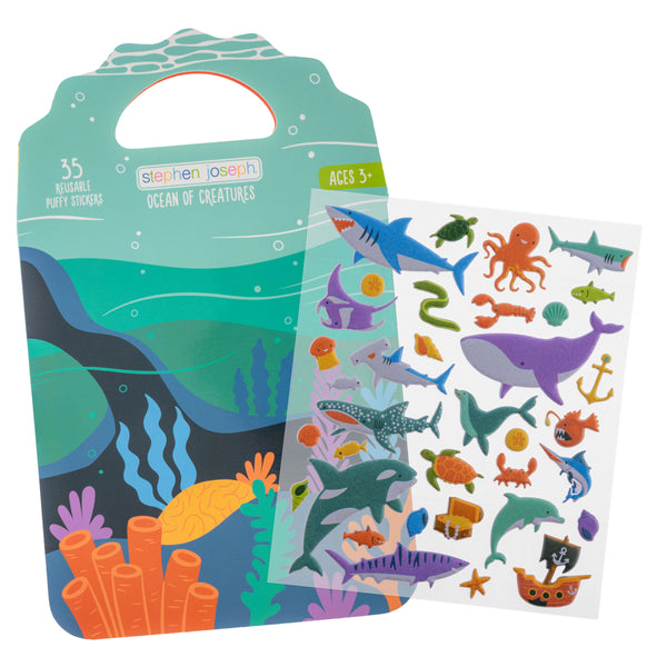 Reusable Puffy Sticker Book