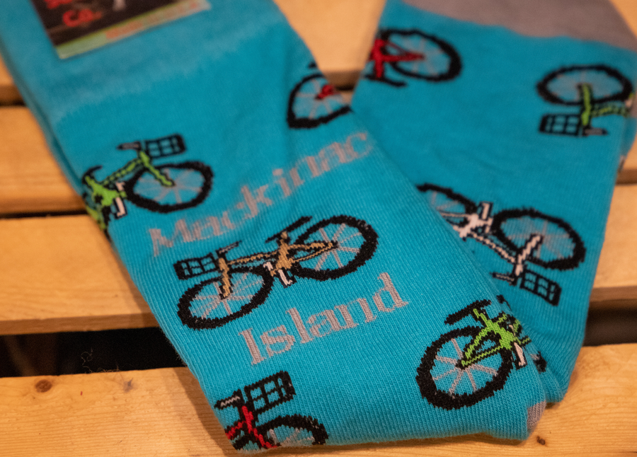 Mackinac Island Bicycle Socks | Great Lakes Shark Sock Co.