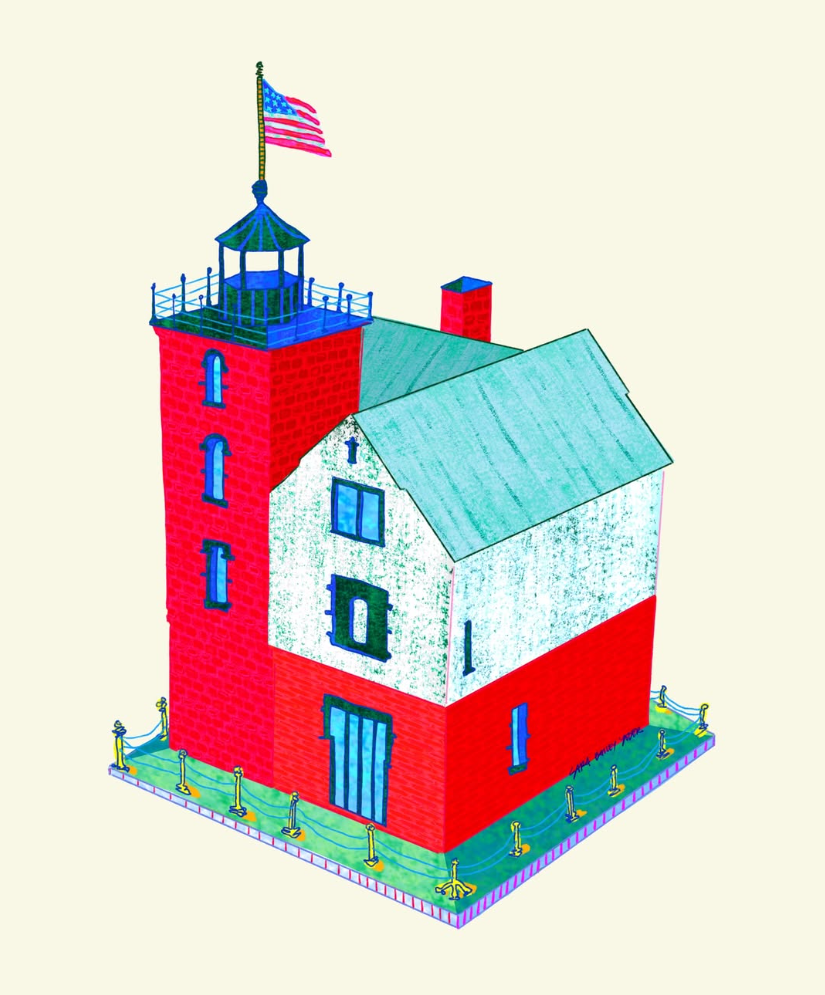 Mackinac Summer Studio Print
