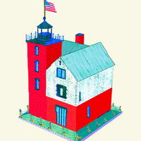 Mackinac Summer Studio Print