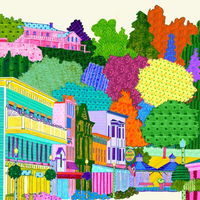 Mackinac Summer Studio Print