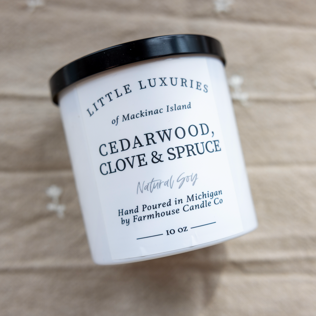 Little Luxuries' Cedarwood, Clove and Spruce Candle