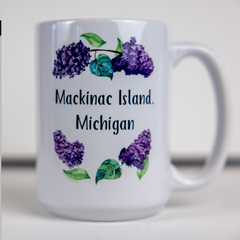 Happiness Blooms Lilac Mug