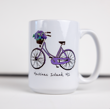 Lavender Bike Mug