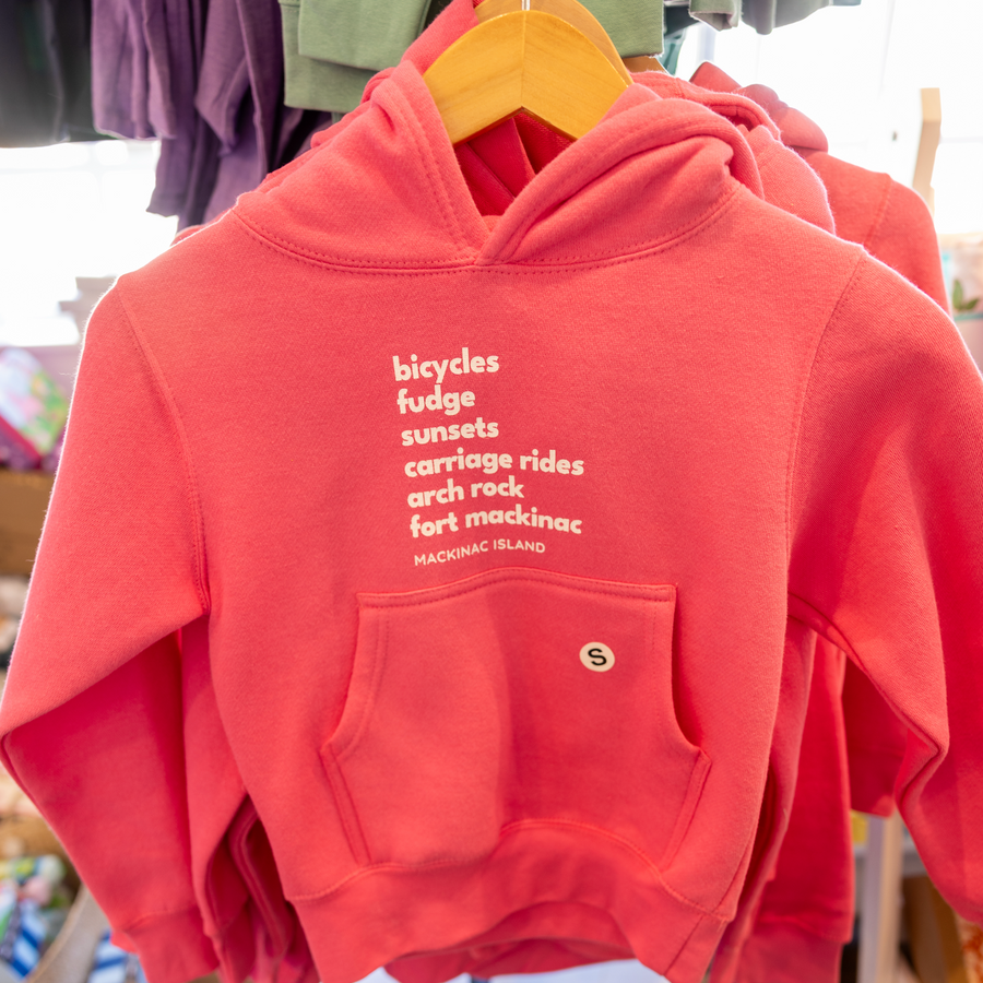 Mackinac List Youth Hooded Sweatshirt
