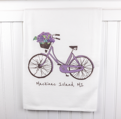 Mackinac Island Lavender Bike Towel