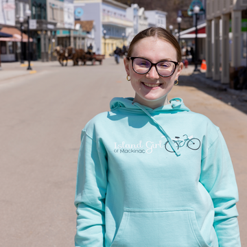 Mint Island Girl Bike Hoodie