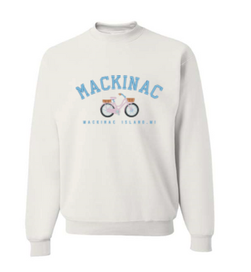 Mackinac Bike Crewneck Sweatshirt