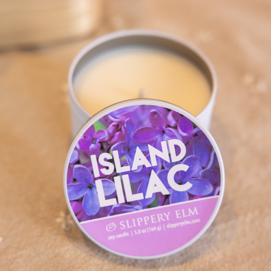 Island Lilac Travel Tin Candle
