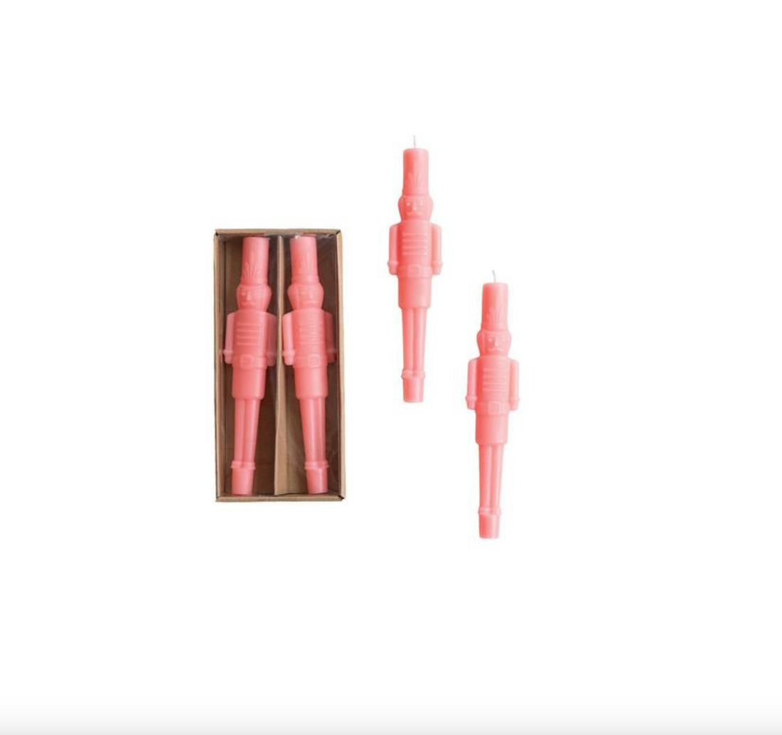 Nutcracker Shaped Taper Candles
