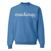 Mackinac Script Crewneck Sweatshirt