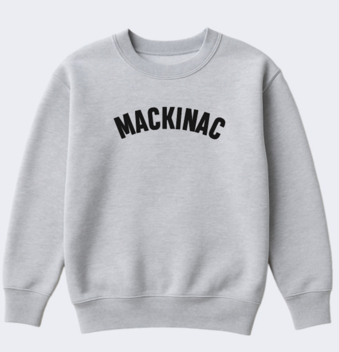 Mackinac Heather Gray Sweatshirt