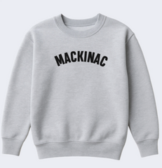 Mackinac Heather Gray Sweatshirt