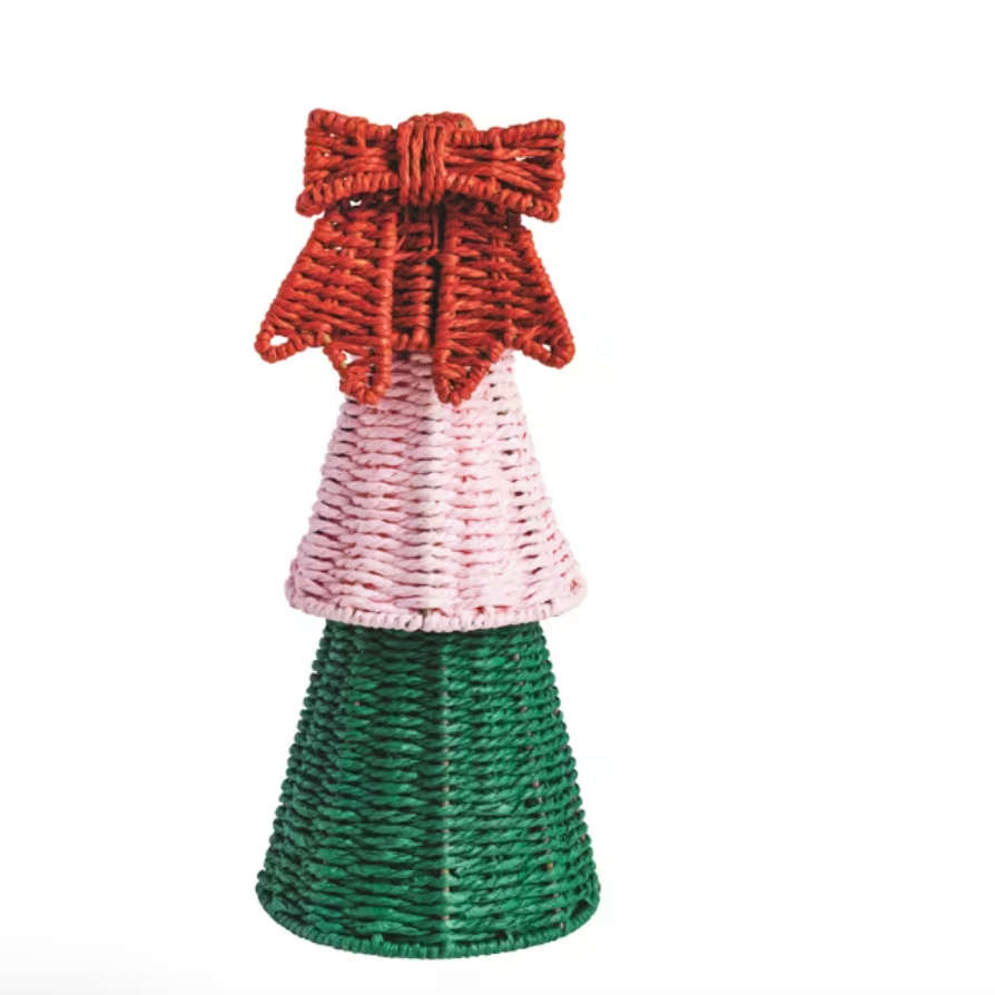 Large Woven Christmas Tree Sitter