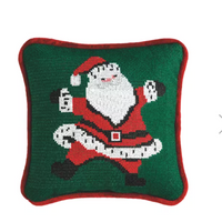 Christmas Needlepoint Mini Pillows