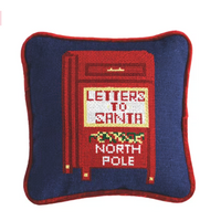 Christmas Needlepoint Mini Pillows