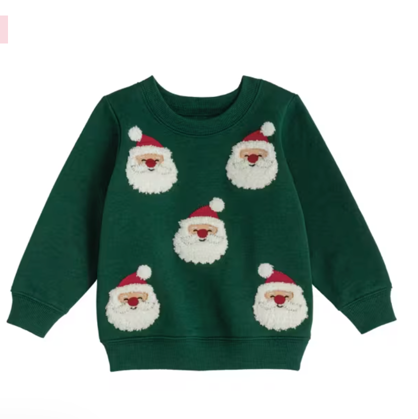 Green Santa Sweatshirt
