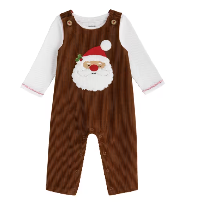 Santa Corduroy Longall Set