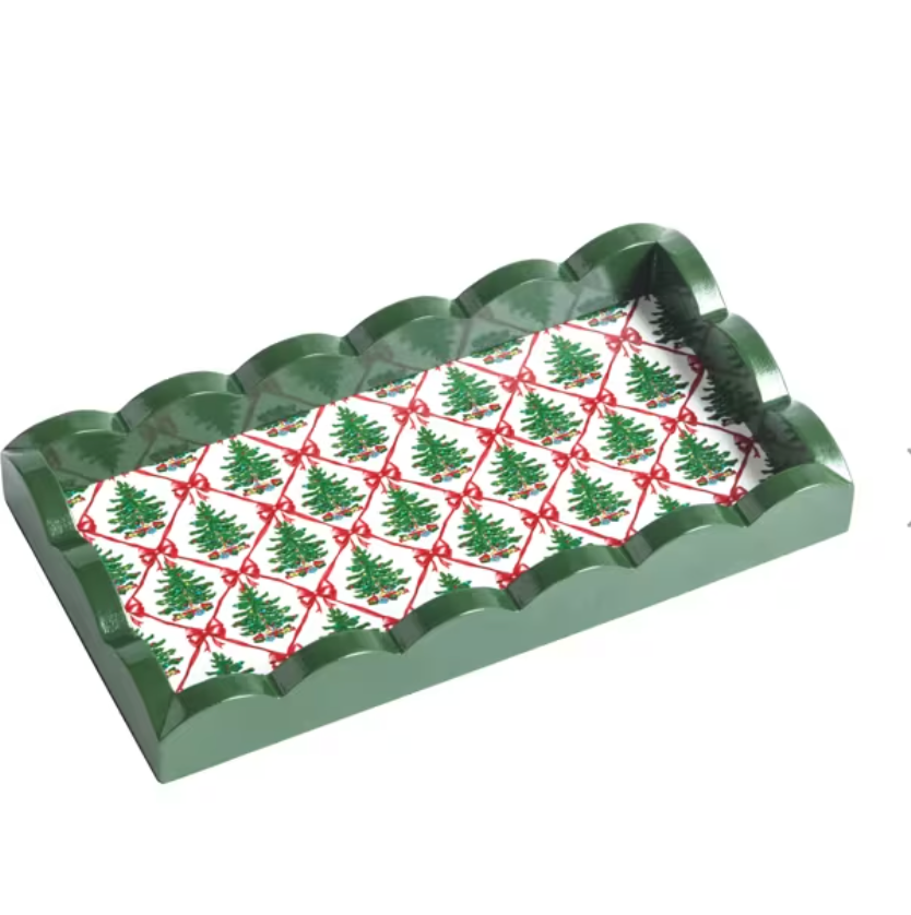 Christmas Scallop Trinket Trays