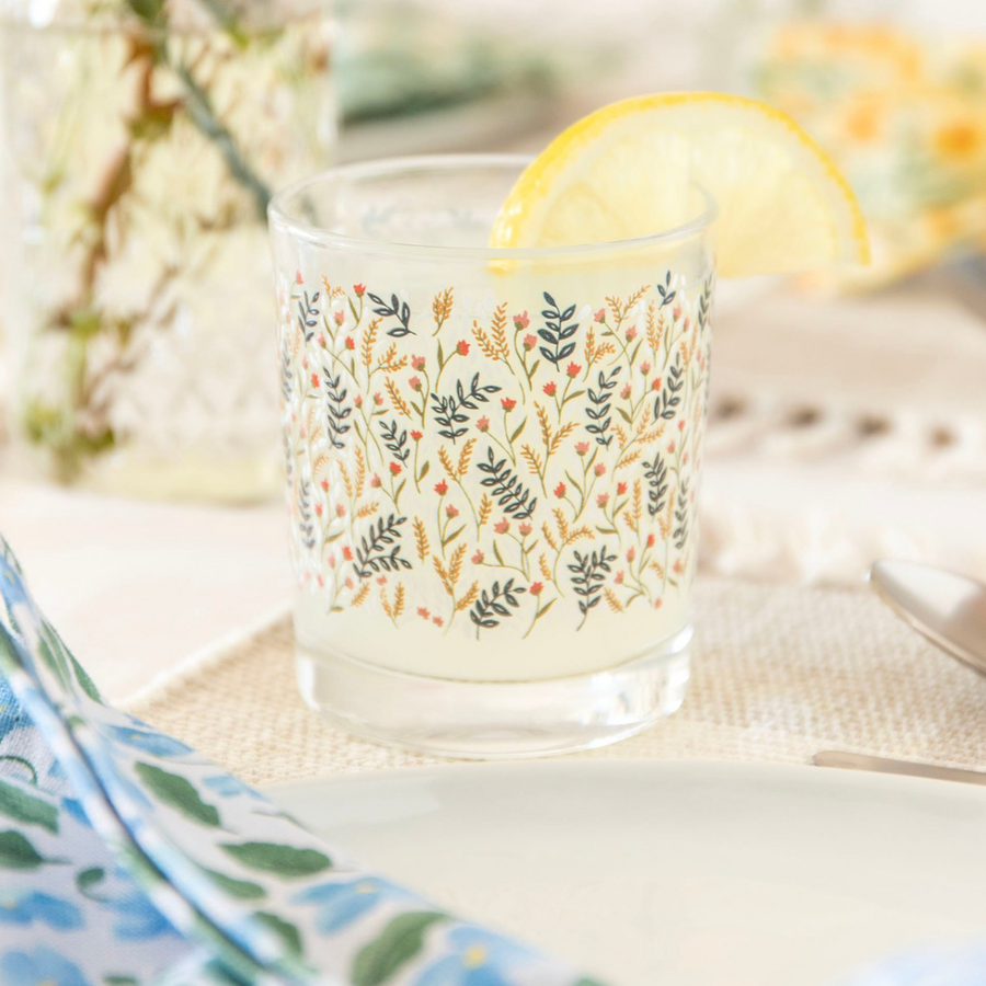 1Canoe2 | Tiny Floral Juice Glasses