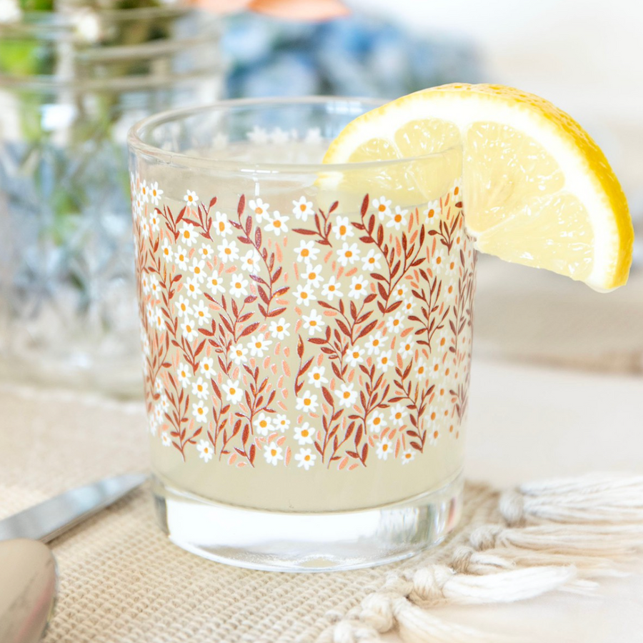 1Canoe2 | Tiny Floral Juice Glasses
