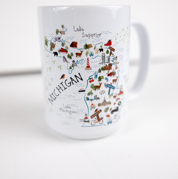 Michigan Mug | Red Cabin Studio