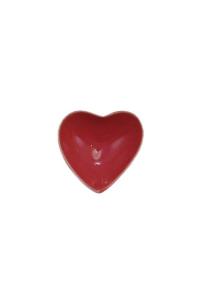 Colored Stoneware Heart Dish