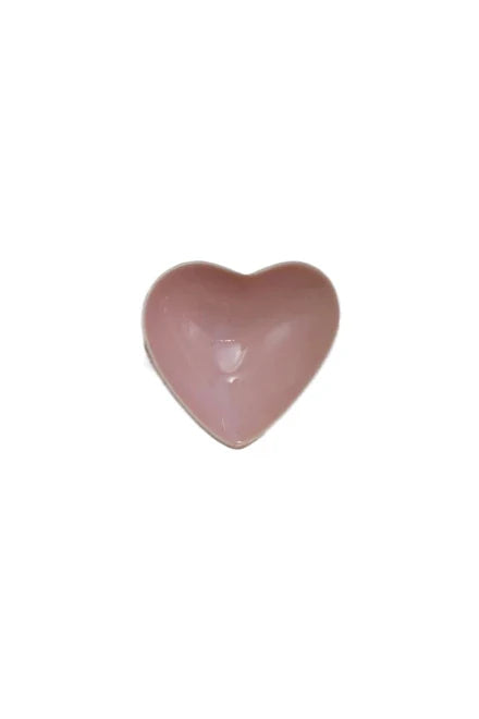 Colored Stoneware Heart Dish