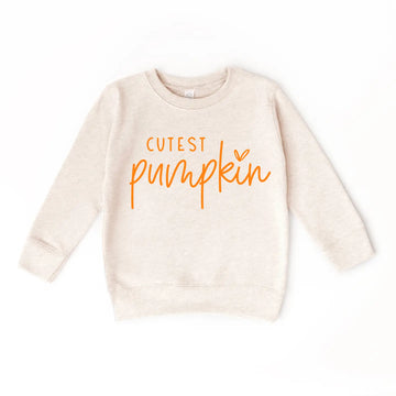 Cutest Pumpkin Pumpkin Patch Kids Fall Sweatshirt Toddler
