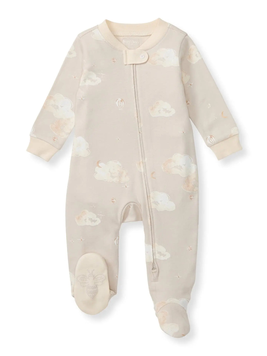 Good Night Sky Organic Cotton Sleep & Play - Limestone