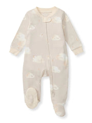 Good Night Sky Organic Cotton Sleep & Play - Limestone