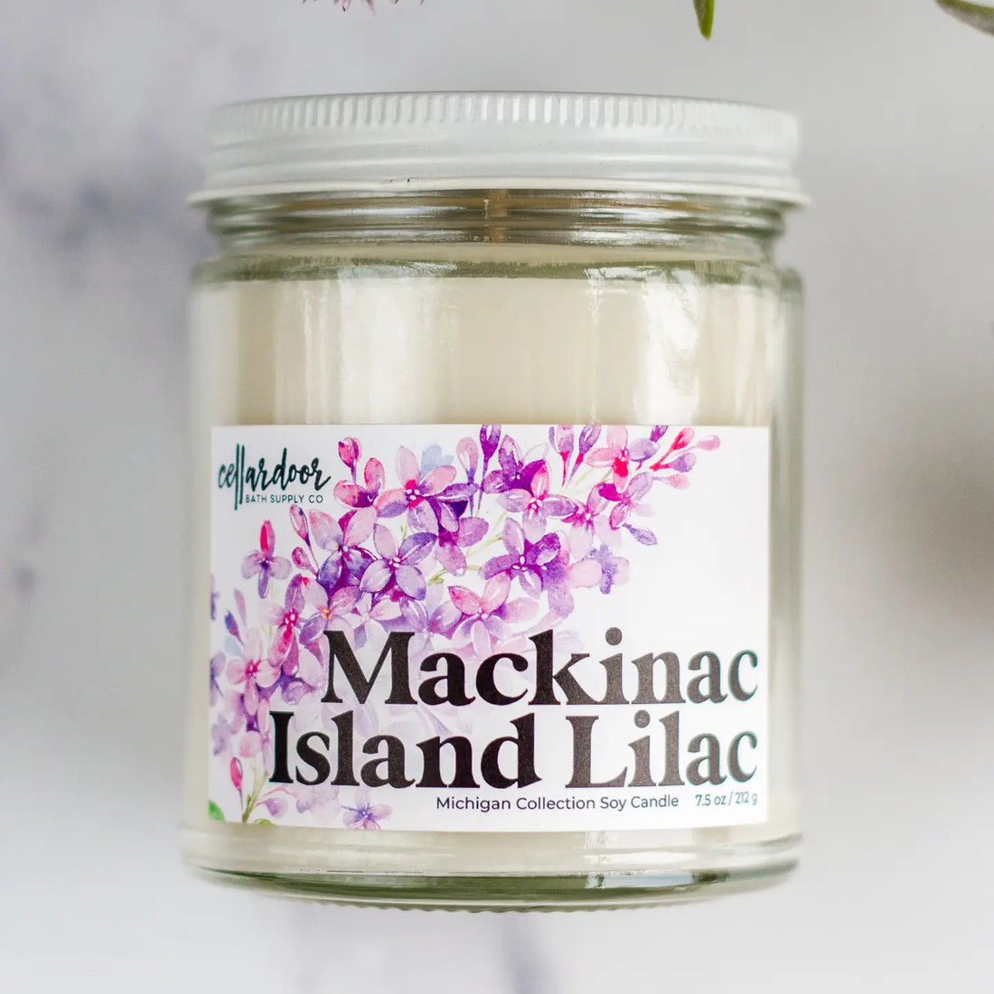 Mackinac Island Lilac - 7.5 oz Soy Candle