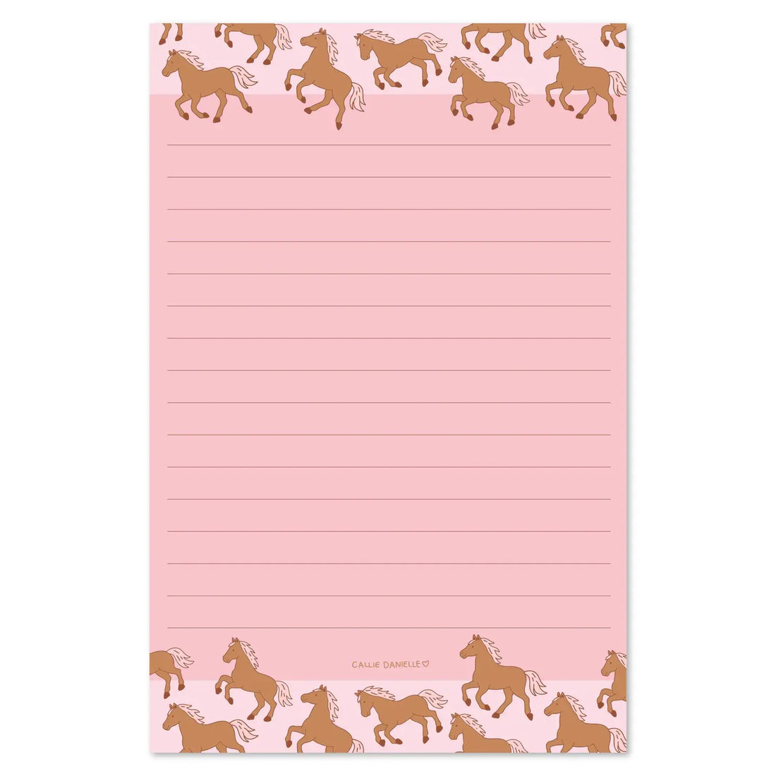 Horses 4x6 Notepad