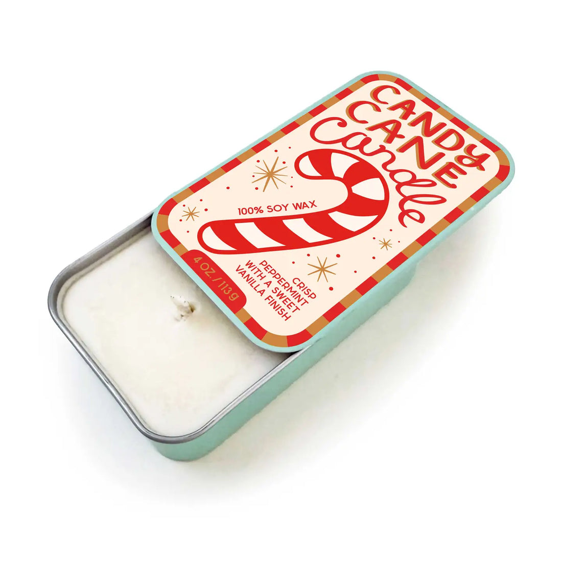 Candy Cane Candle