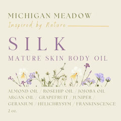 Silk Mature Skin Body Oil - Deep Hydration & Rejuvination