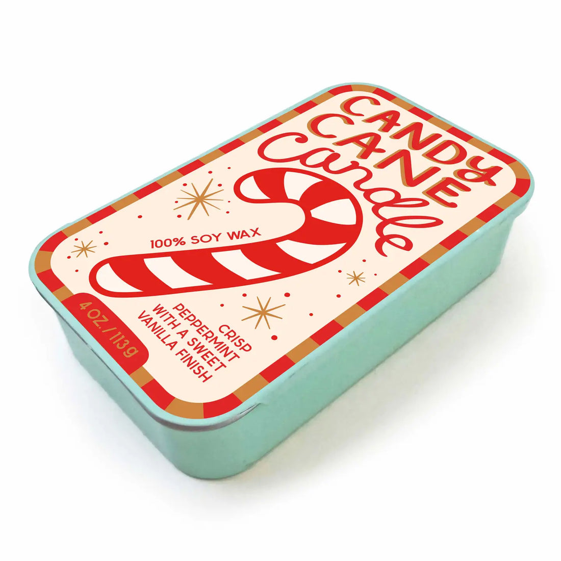 Candy Cane Candle