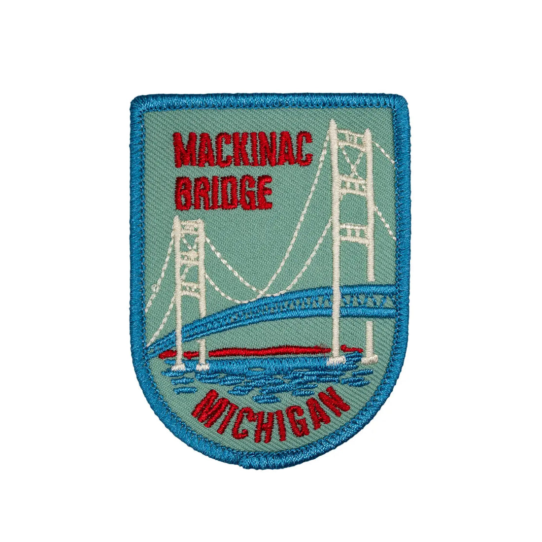 Mackinac Bridge Iron-On Patch