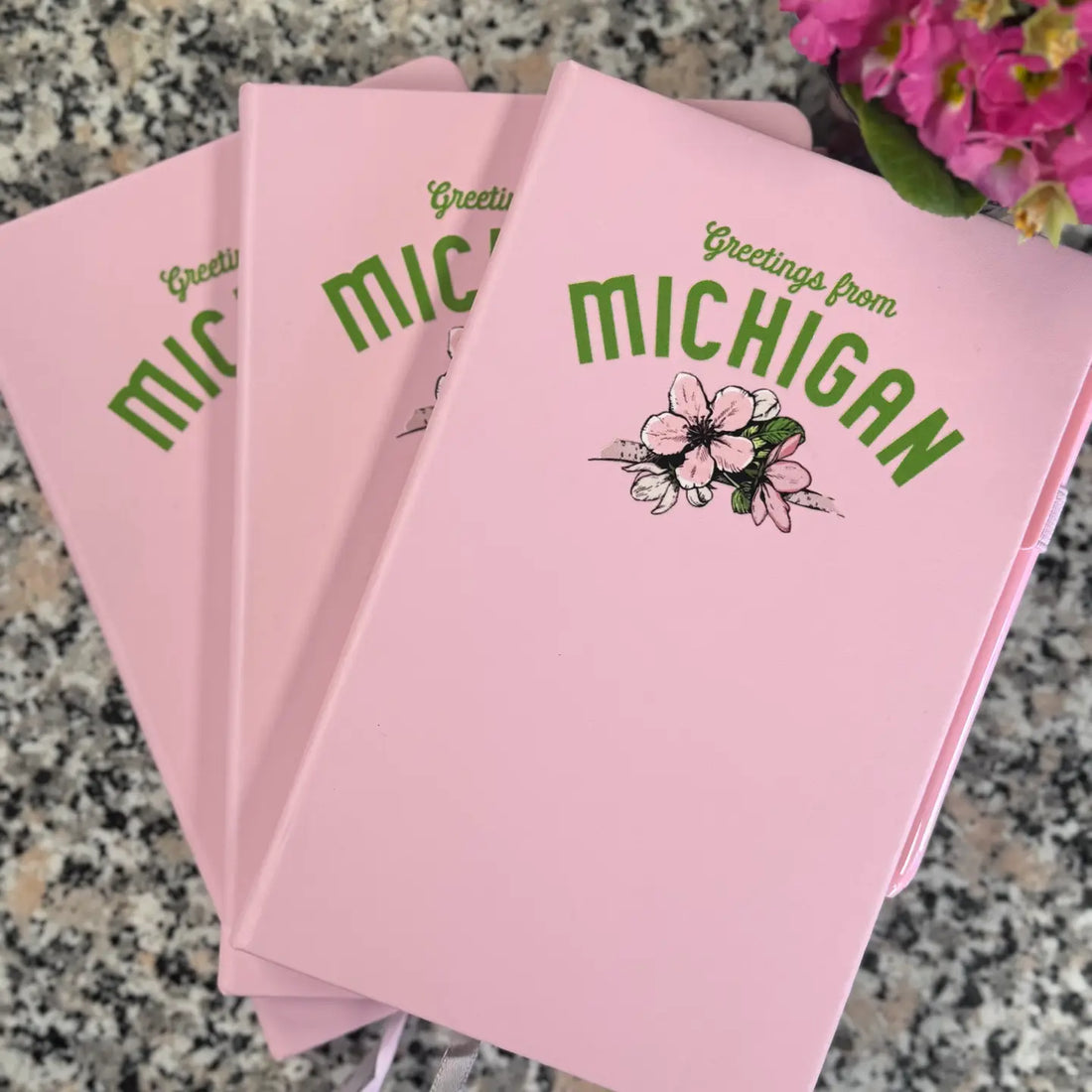 Greetings from Michigan Journal with Pen